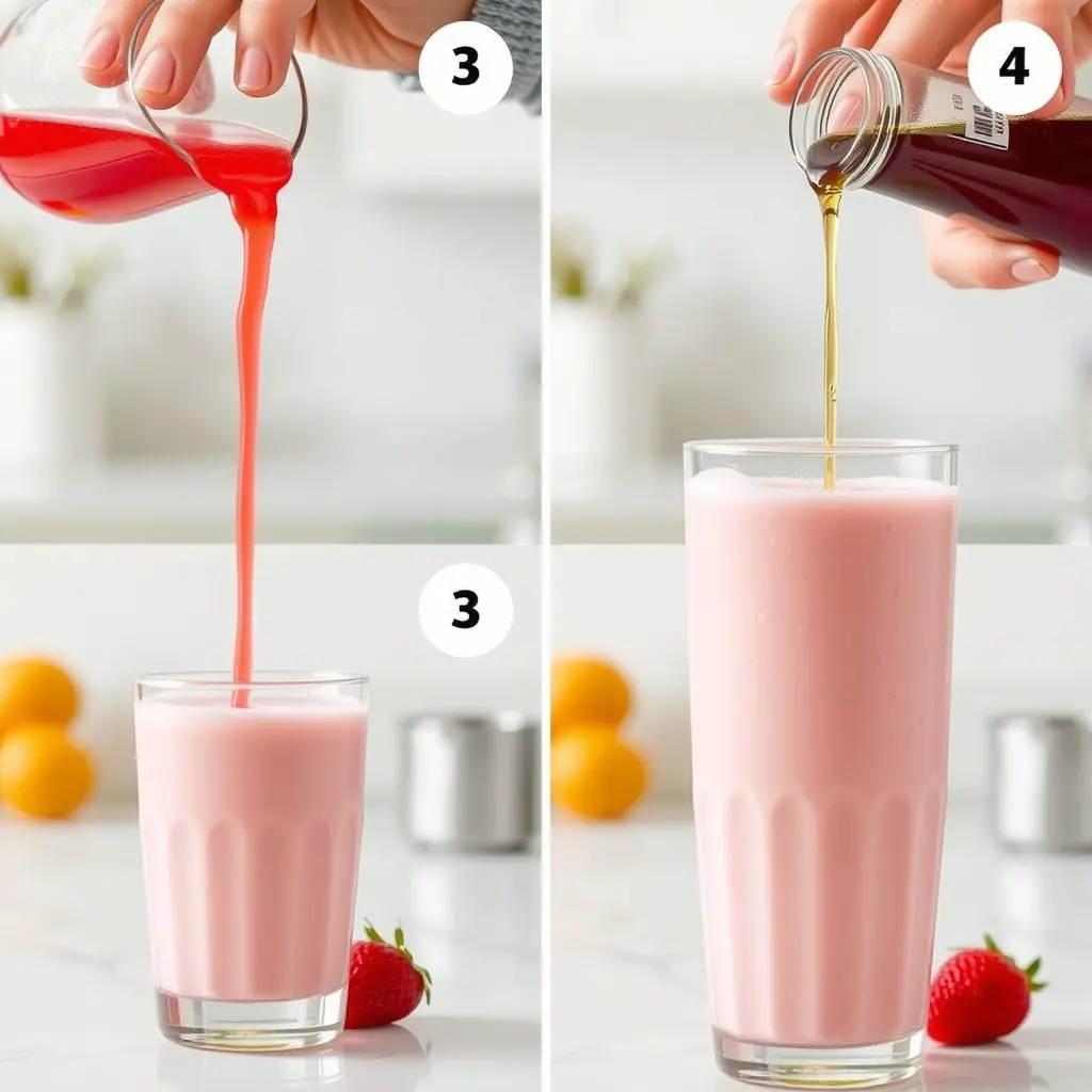 Step 3: making Copycat McDonald's Strawberry Shake copycat recipe
