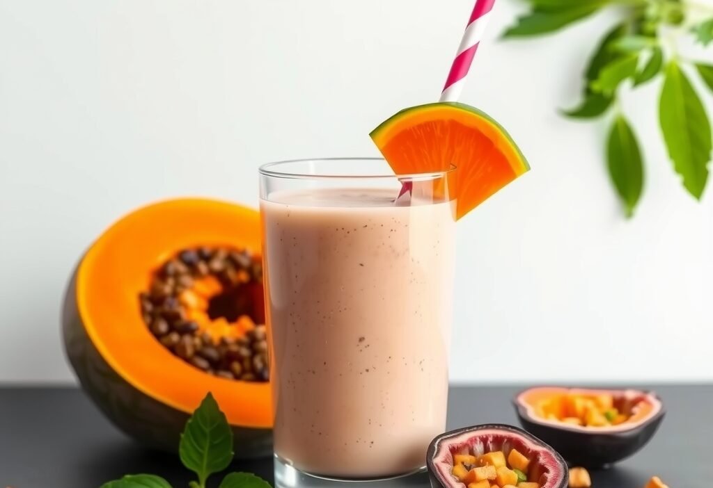 Copycat Panera Passion Papaya Smoothie copycat recipe