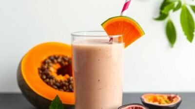 Copycat Panera Passion Papaya Smoothie copycat recipe