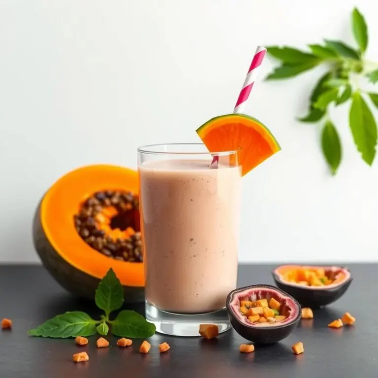 Passion Papaya Smoothie