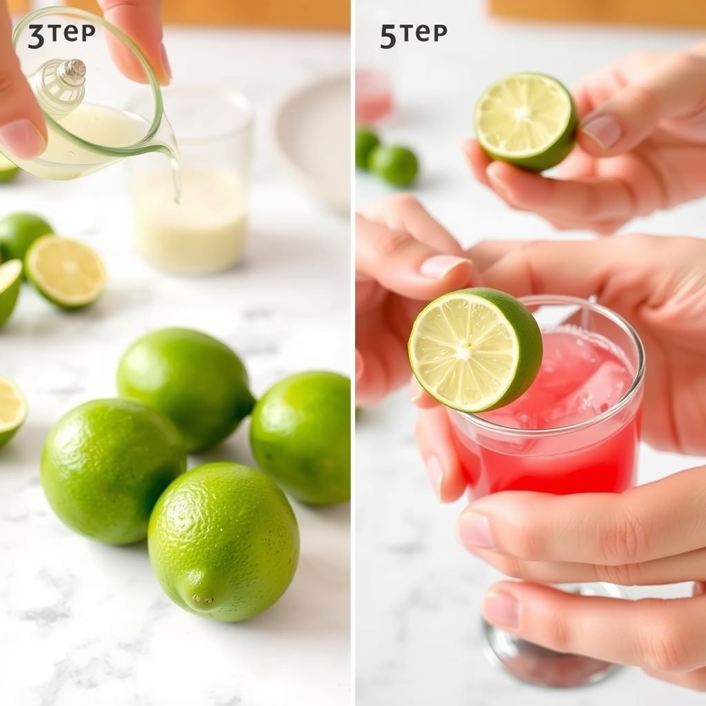 Step 1: making Copycat Sonic Cherry Limeade copycat recipe