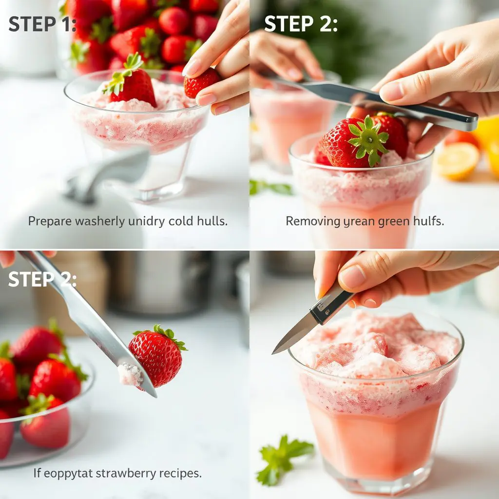 Step 1: making Copycat Sonic Strawberry Slush Recipe copycat recipe