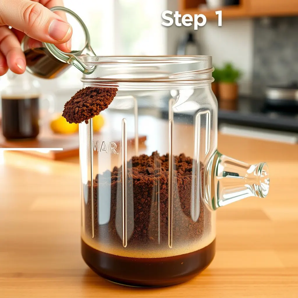 Step 1: making Copycat Starbucks Cold Brew Coffee Recipe copycat recipe