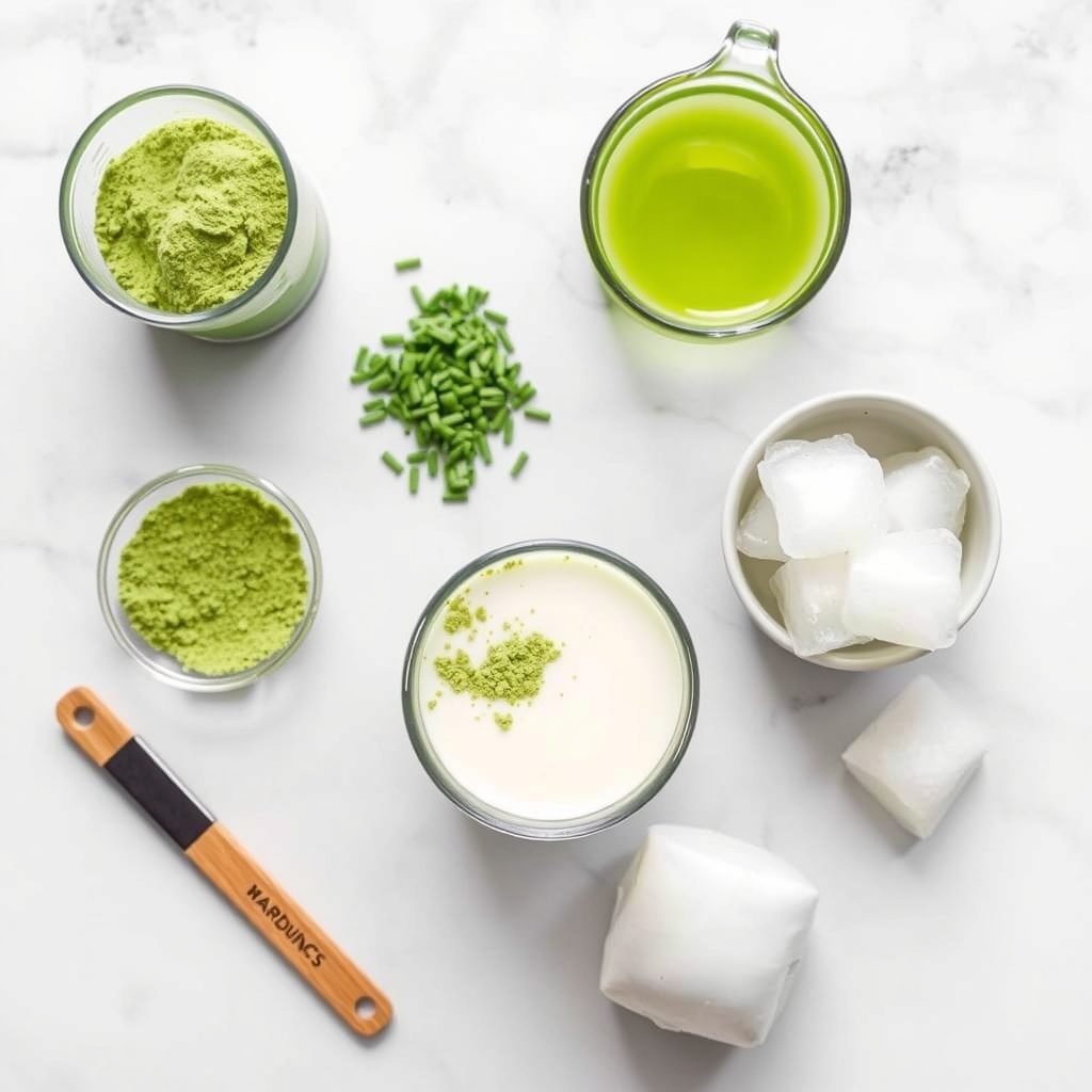 Ingredients for Copycat Starbucks Iced <a href=