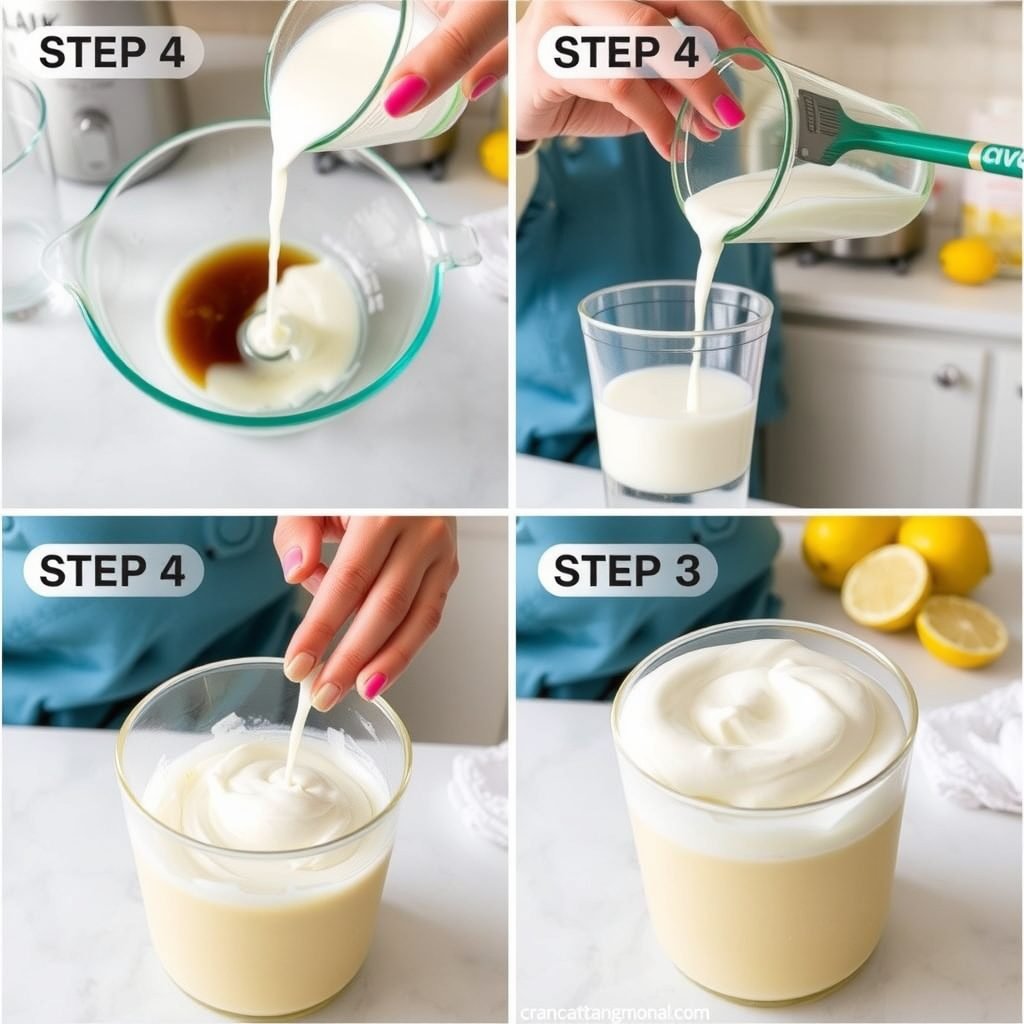 Step 4: making Copycat Crumbl Pink Sugar Lemonade copycat recipe