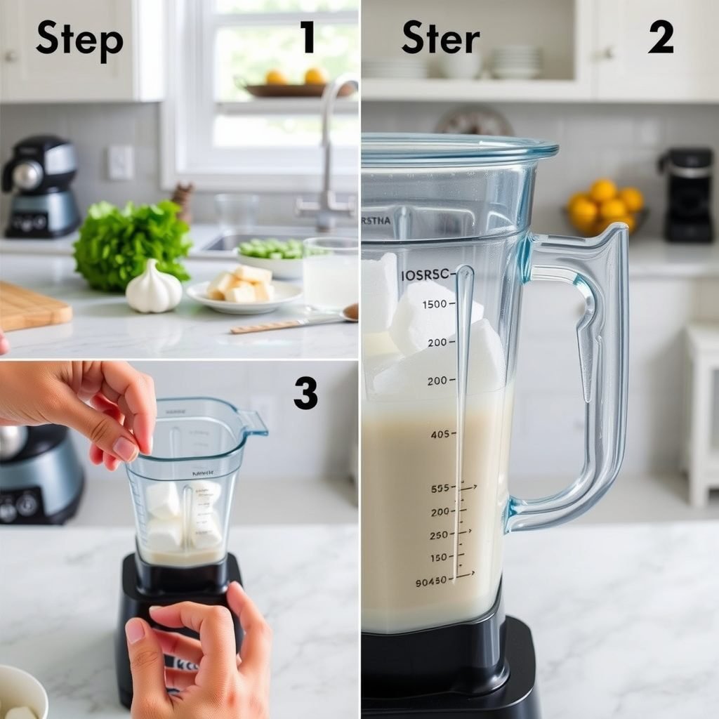 Step 1: making Copycat Dunkin Ocean Coolatta Recipe copycat recipe