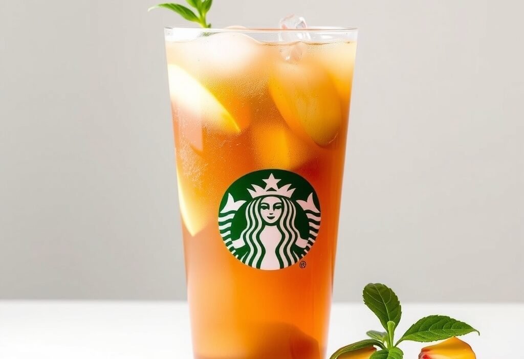 Copycat Starbucks Iced Peach Green Tea copycat recipe