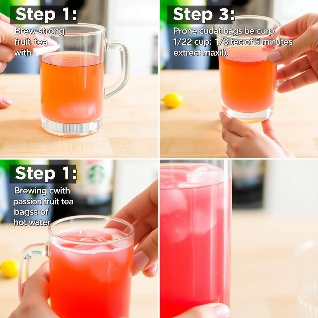 Step 1: making How to Make Copycat Starbucks Pink Drink at Home copycat recipe