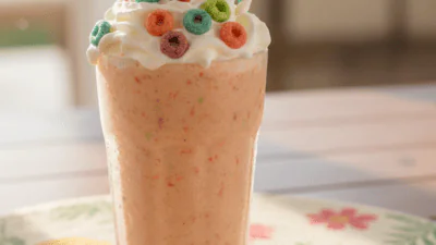 Copycat Burger King Froot Loops Shake Recipe for Summer — easy homemade copycat recipe