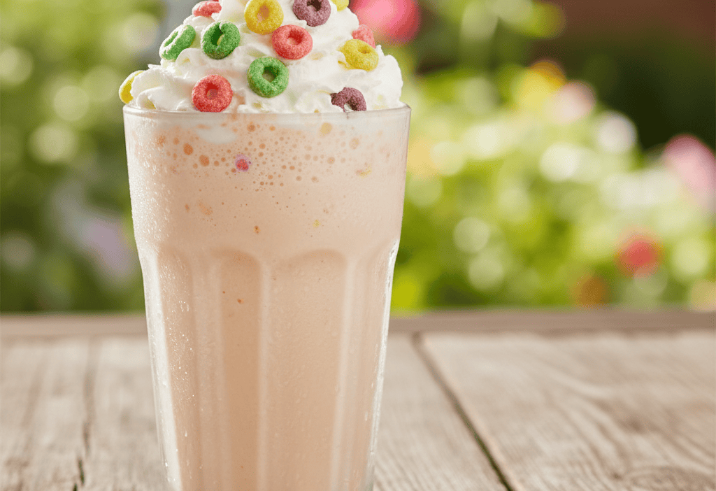 Copycat Burger King Froot Loops Shake Recipe — easy homemade copycat recipe
