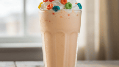 Copycat Burger King Froot Loops Shake Recipe for Summer — easy homemade copycat recipe