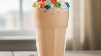 Copycat Burger King Froot Loops Shake Recipe for Summer — easy homemade copycat recipe