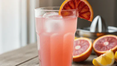 Copycat Panera Blood Orange Lemonade Recipe — easy homemade copycat recipe
