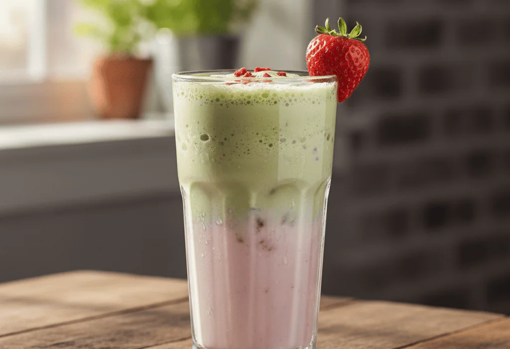 Copycat Pink Drink with Matcha and Coconut Milk Recipe — easy homemade copycat recipe