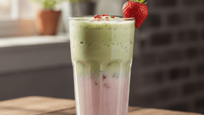 Copycat Pink Drink with Matcha and Coconut Milk Recipe — easy homemade copycat recipe