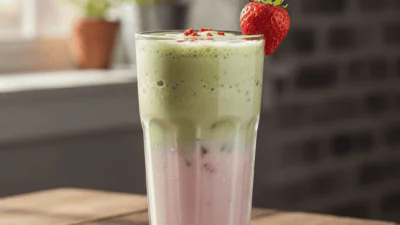 Copycat Pink Drink with Matcha and Coconut Milk Recipe — easy homemade copycat recipe