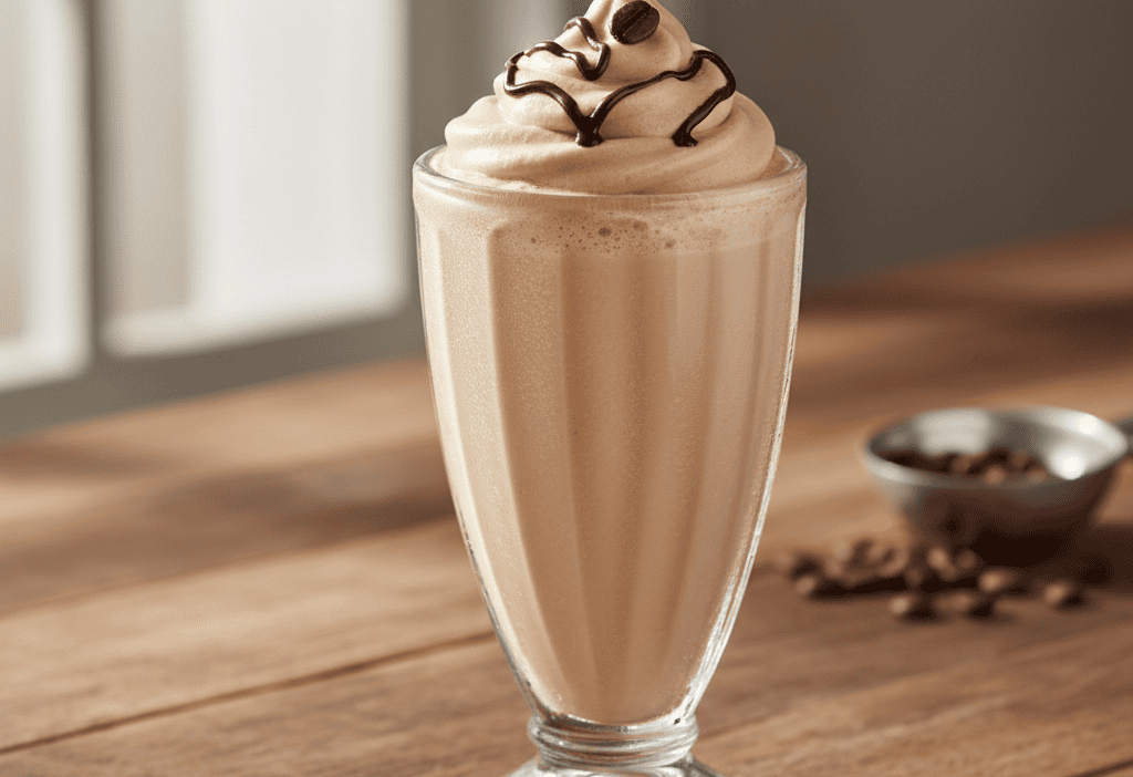 Copycat Wendy's Frosty-ccino Recipe (Frosty Iced Coffee) — easy homemade copycat recipe