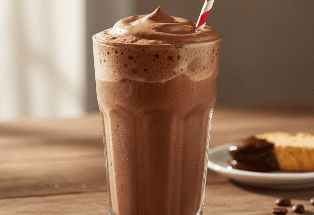 Copycat Wendy's Frosty-ccino Recipe (Frosty Iced Coffee) — easy homemade copycat recipe