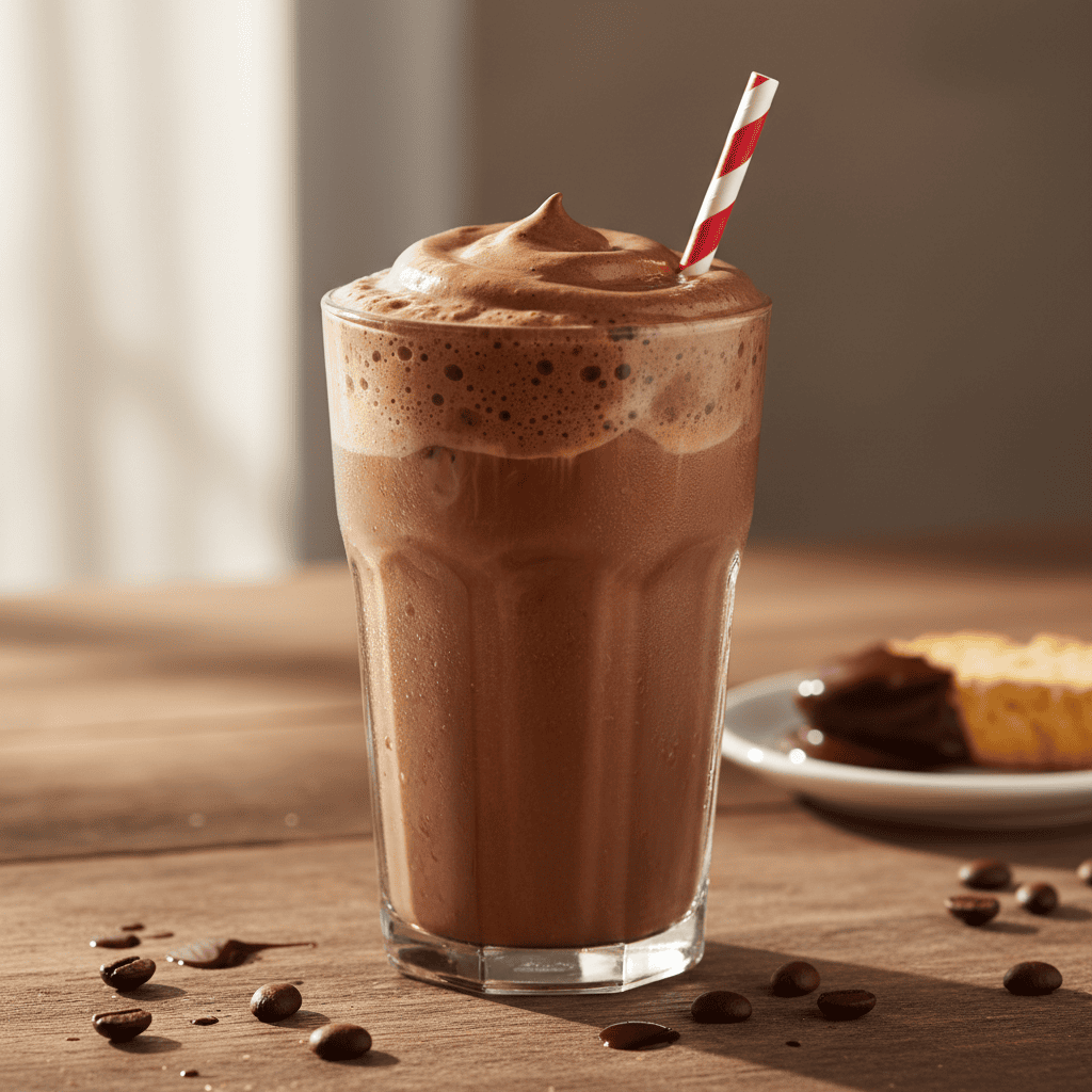 Copycat Wendy's Frosty-ccino Recipe (Frosty Iced Coffee) — easy homemade copycat recipe