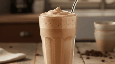 Copycat Wendy's Frosty-ccino (Frosty Iced Coffee) Recipe — easy homemade copycat recipe