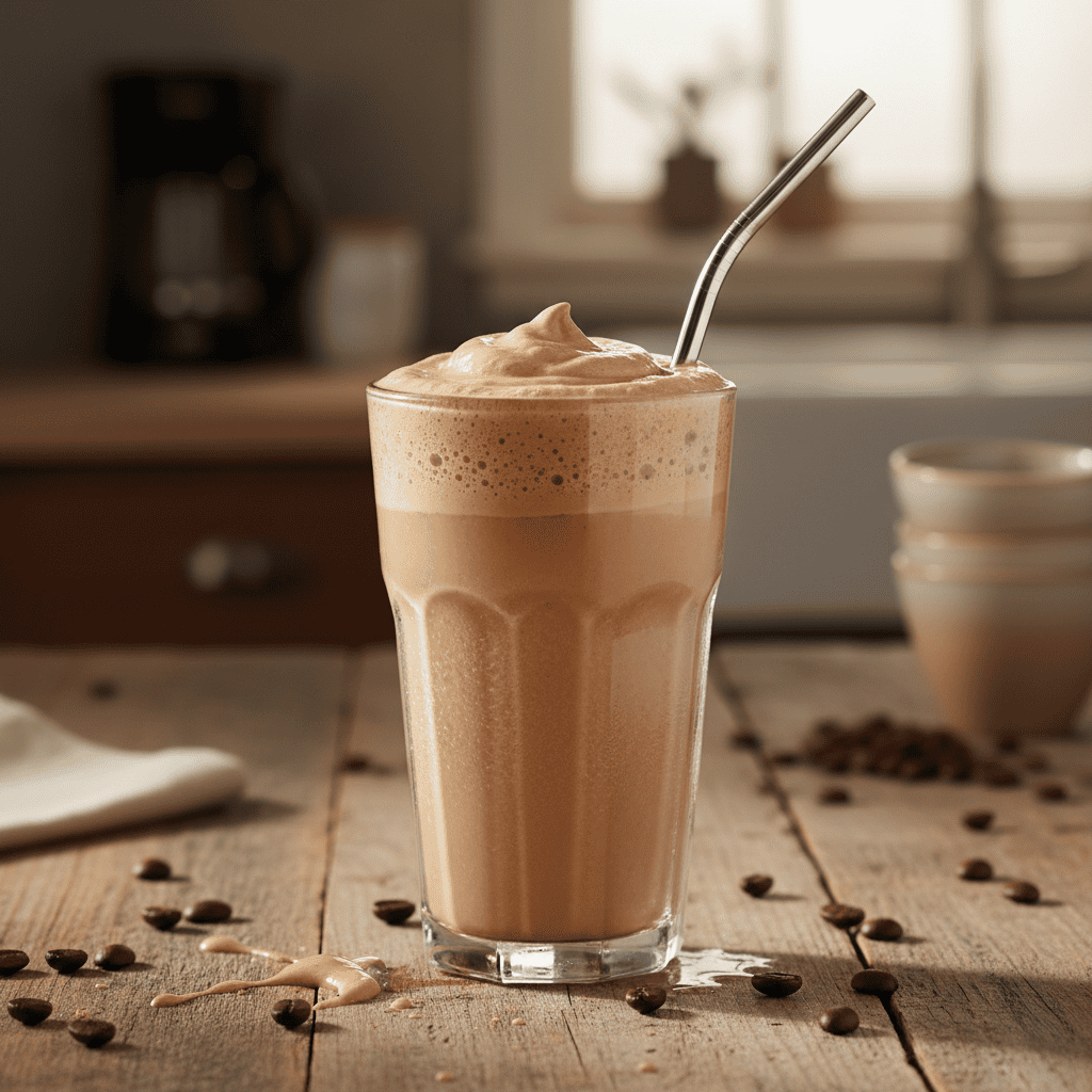 Copycat Wendy's Frosty-ccino (Frosty Iced Coffee) Recipe — easy homemade copycat recipe