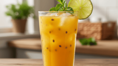 Copycat Costa Coffee Mango Passion Fruit Cooler Recipe — easy homemade copycat recipe