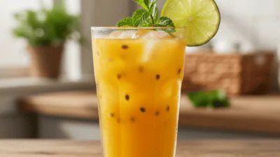 Copycat Costa Coffee Mango Passion Fruit Cooler Recipe — easy homemade copycat recipe