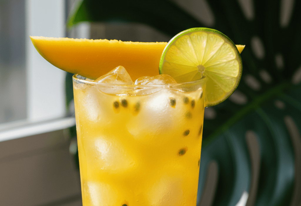 Copycat Costa Coffee Mango Passion Fruit Cooler Recipe — easy homemade copycat recipe