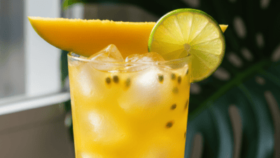 Copycat Costa Coffee Mango Passion Fruit Cooler Recipe — easy homemade copycat recipe