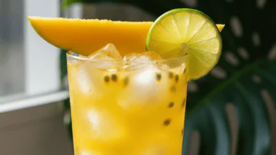 Copycat Costa Coffee Mango Passion Fruit Cooler Recipe — easy homemade copycat recipe