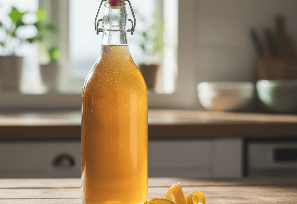 Health-Ade Ginger Lemon Kombucha Copycat Recipe — easy homemade copycat recipe
