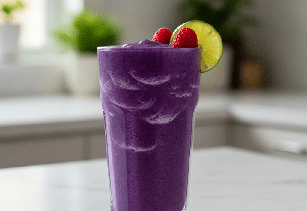 How to Make a Shark Energy Berry Blast Copycat Smoothie — easy homemade copycat recipe