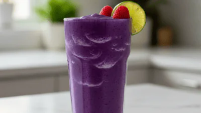 How to Make a Shark Energy Berry Blast Copycat Smoothie — easy homemade copycat recipe
