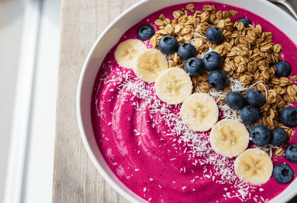 Jamba Island Pitaya Bowl Copycat Smoothie Bowl Recipe — easy homemade copycat recipe