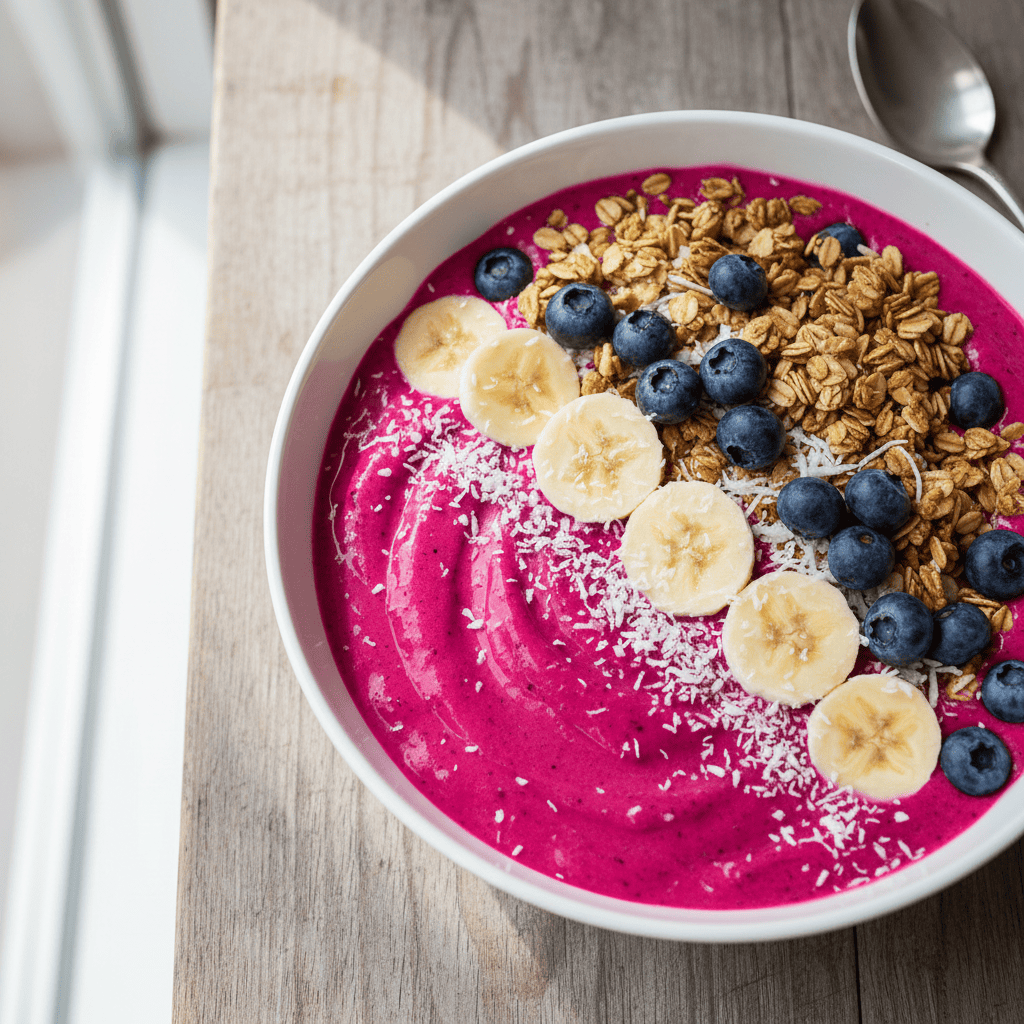 Jamba Island Pitaya Bowl Copycat Smoothie Bowl Recipe — easy homemade copycat recipe