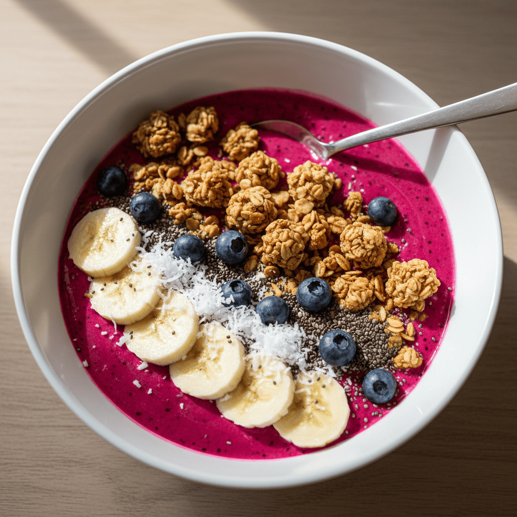 Jamba Island Pitaya Bowl Copycat Smoothie Bowl Recipe — easy homemade copycat recipe
