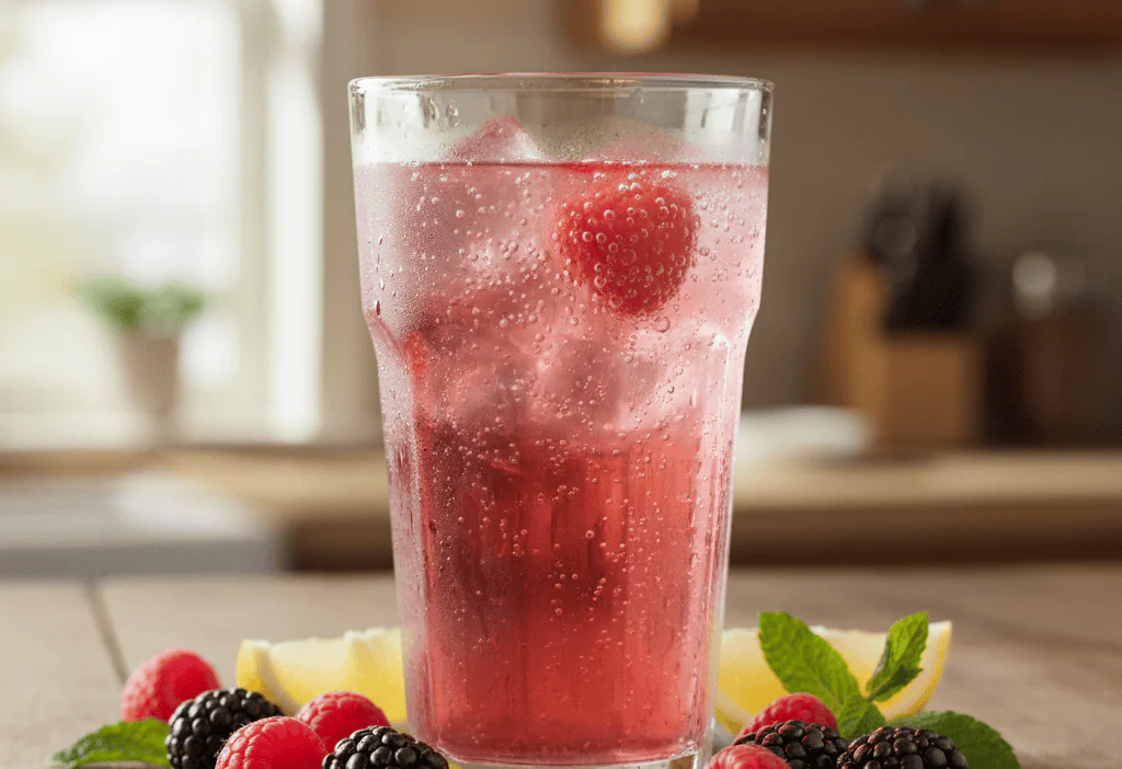 McDonald's Holiday Berry Sprite Copycat for Summer — easy homemade copycat recipe