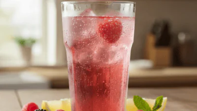 McDonald's Holiday Berry Sprite Copycat for Summer — easy homemade copycat recipe