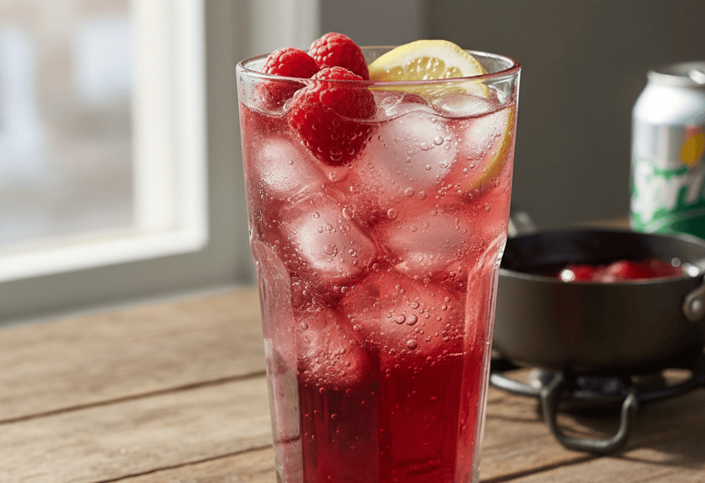 McDonald's Holiday Berry Sprite Copycat for Summer — easy homemade copycat recipe