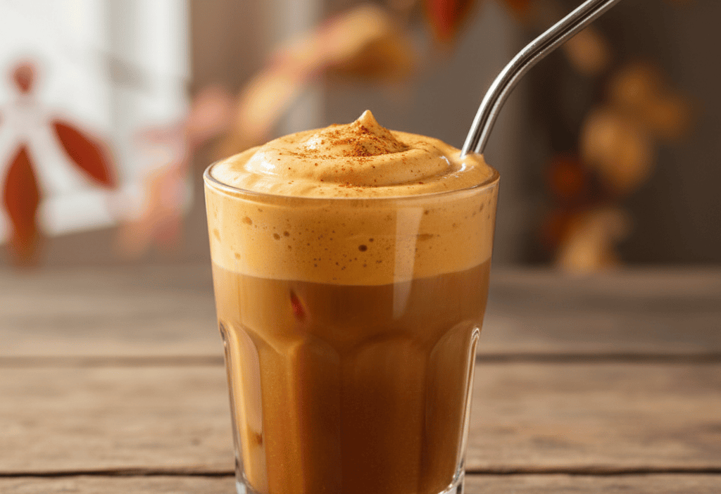 TikTok Iced Chai with Pumpkin Cold Foam Copycat Recipe — easy homemade copycat recipe