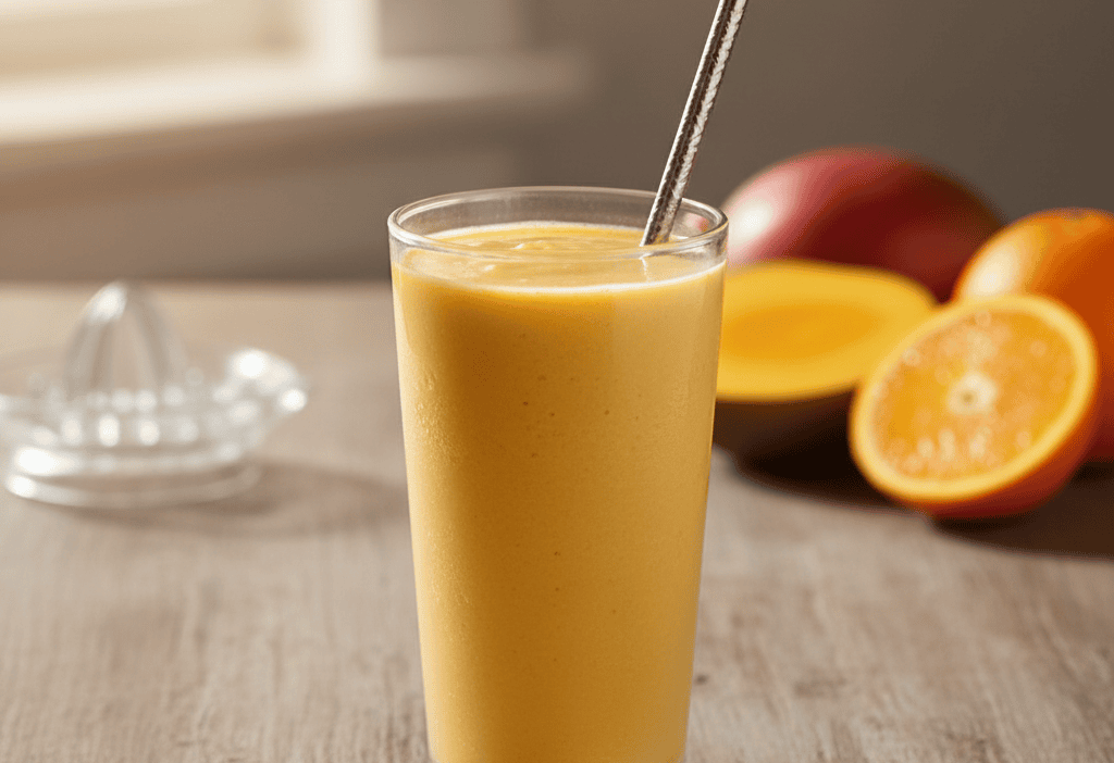 Tropical Smoothie Cafe Copycat Mango Monsoon Recipe — easy homemade copycat recipe
