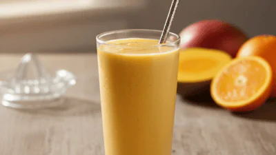 Tropical Smoothie Cafe Copycat Mango Monsoon Recipe — easy homemade copycat recipe