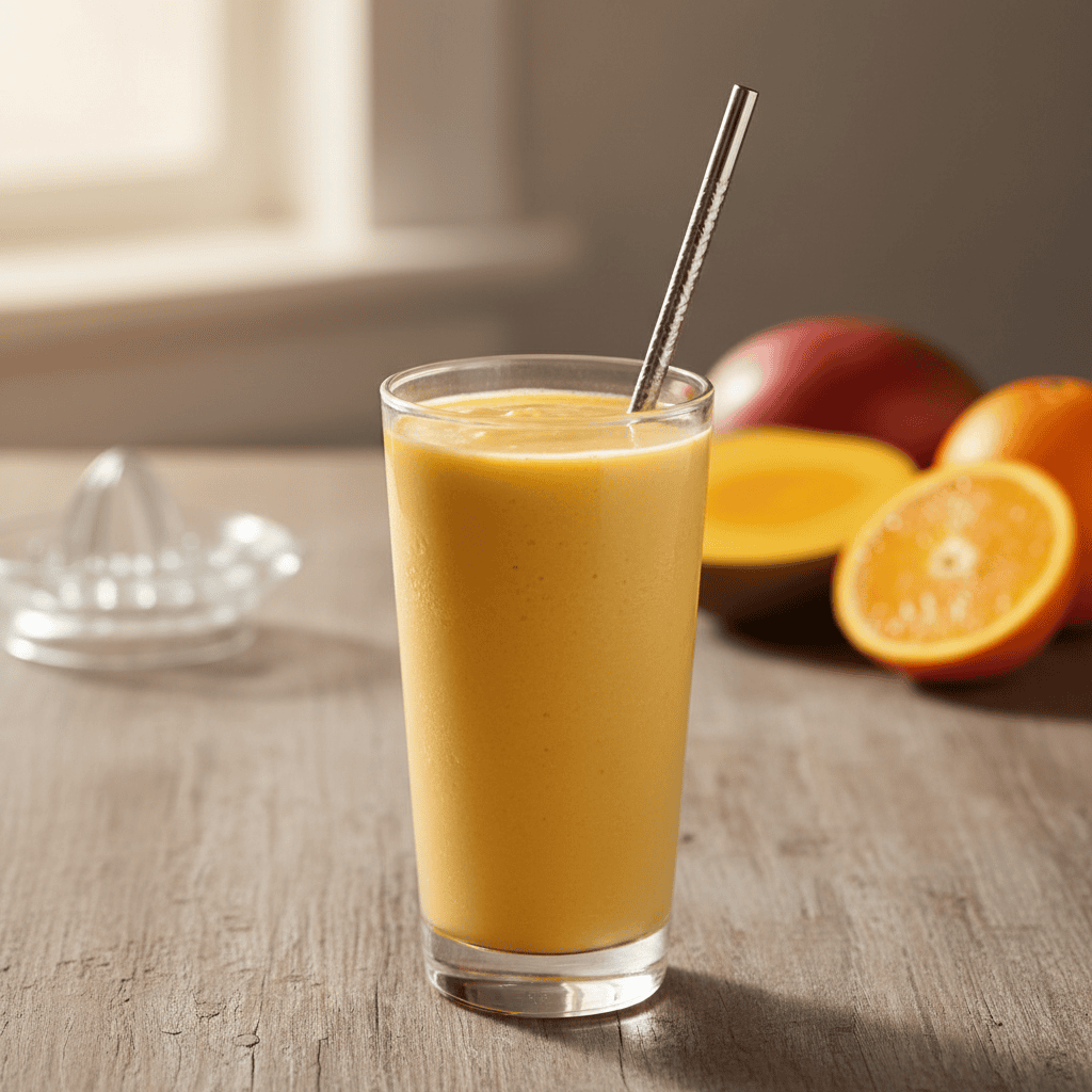 Tropical Smoothie Cafe Copycat Mango Monsoon Recipe — easy homemade copycat recipe