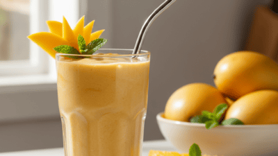 Tropical Smoothie Cafe Copycat Recipe for Mango Monsoon — easy homemade copycat recipe