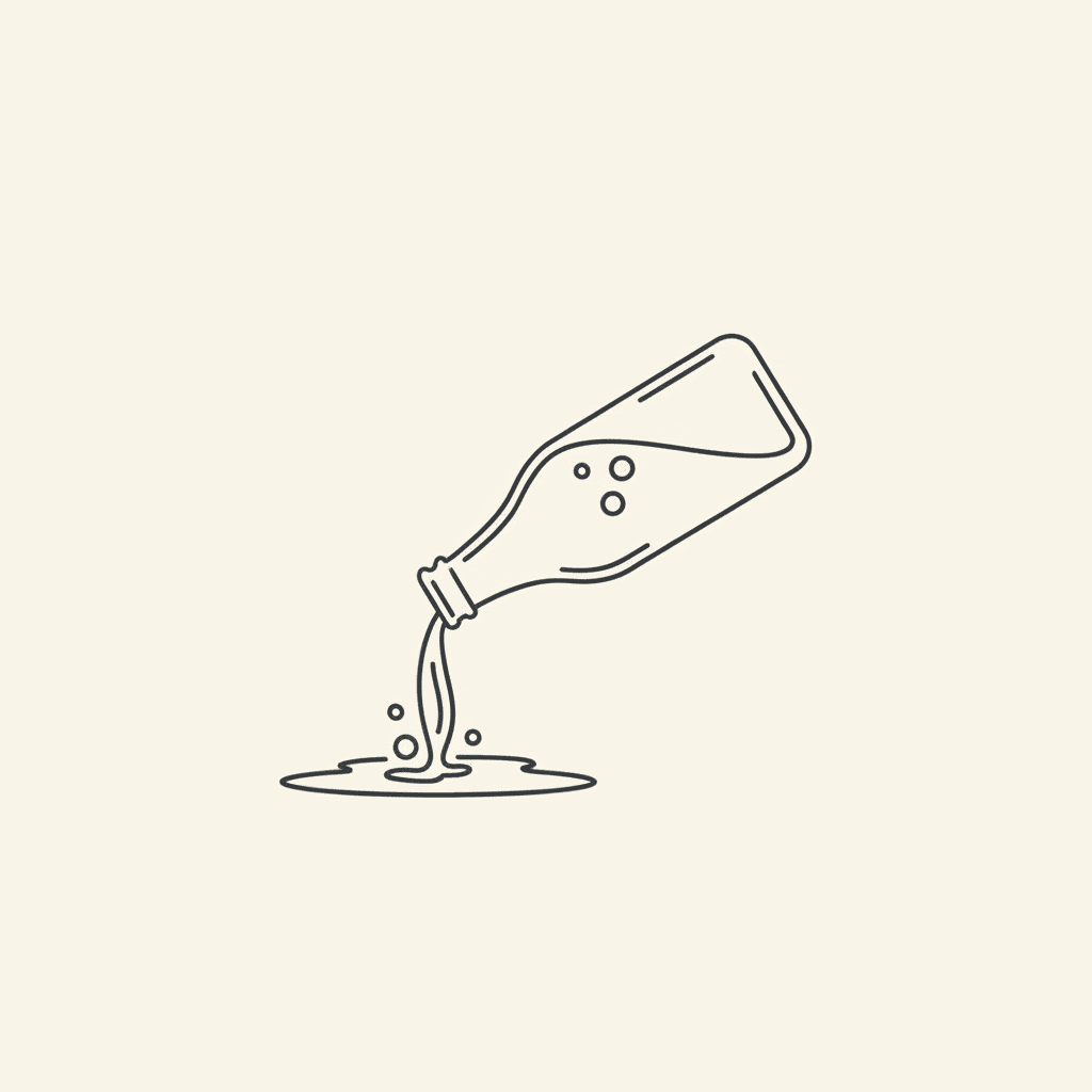 Top with Soda: a bottle of grapefruit soda pouring