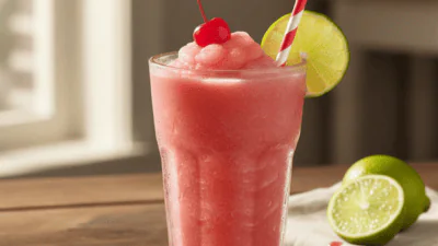 How to Make a Sonic Cherry Limeade Slush Copycat Recipe — easy homemade copycat recipe