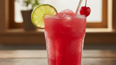 How to Make a Sonic Cherry Limeade Slush Copycat Recipe — easy homemade copycat recipe